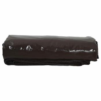 Plane 650g / m² Braun 2,5 x 4,5 m Canvas mit PVC-Beschichtung