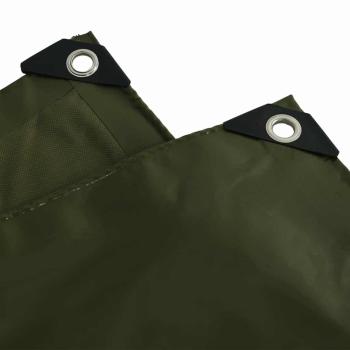 Plane 650g / m² Olive Grün 1,5 x 2 m Canvas mit PVC-Beschichtung