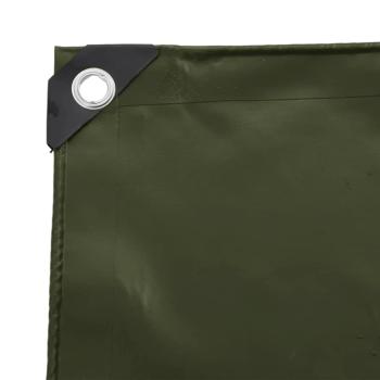 Plane 650g / m² Olive Grün 1,5 x 2 m Canvas mit PVC-Beschichtung