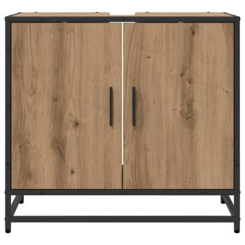 Badezimmer Waschbecken Schrank Artisan-Eiche 65 x 33 x 60 cm