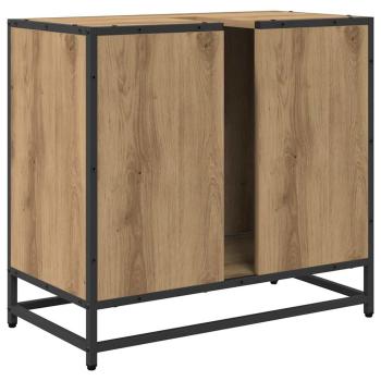 Badezimmer Waschbecken Schrank Artisan-Eiche 65 x 33 x 60 cm