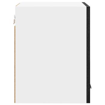 Hängeschrank Riga 2 pcs Schwarze Eiche und Weiß 30 x 31 x 40 cm
