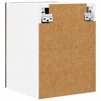 Hängeschrank mit Regal Riga 2 pcs Geräucherte Eiche und Weiß