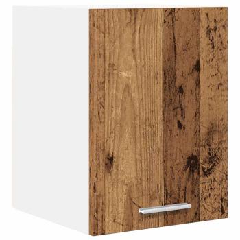 Hängeschrank mit Regal Riga Altes Holz und Weiß 30 x 31 x 40 cm