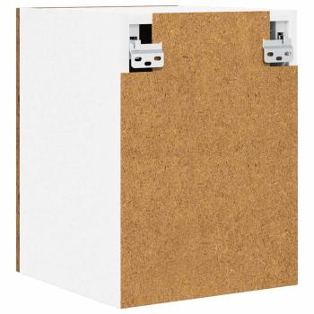 Hängeschrank mit Regal Riga Altes Holz und Weiß 30 x 31 x 40 cm