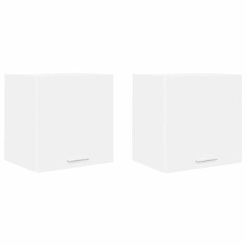 Hängeschrank Riga 2 pcs Weiß 40 x 31 x 40 cm Holzwerkstoff