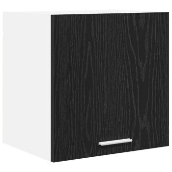 Hängeschrank Riga 2 pcs Schwarze Eiche und Weiß 40 x 31 x 40 cm