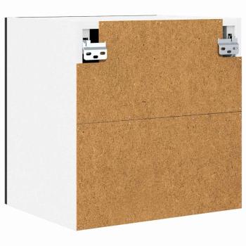 Hängeschrank Riga 2 pcs Schwarze Eiche und Weiß 40 x 31 x 40 cm