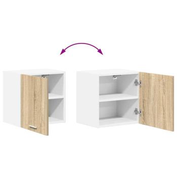 Hängeschrank Riga 2 pcs Sonoma-Eiche und Weiß 40 x 31 x 40 cm