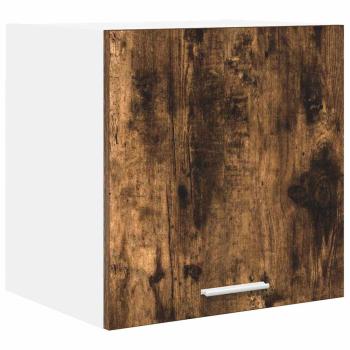 Hängeschrank Riga Geräucherte Eiche und Weiß 40 x 31 x 40 cm