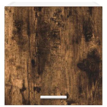 Hängeschrank mit Regal Riga 2 pcs Geräucherte Eiche und Weiß