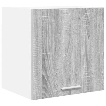 Hängeschrank mit Tür Riga Grau Sonoma und Weiß 40 x 31 x 40 cm