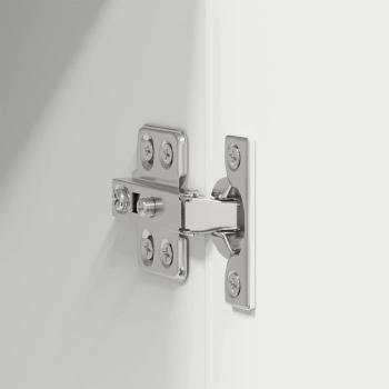 Hängeschrank mit Regal Riga Weiß 50 x 31 x 40 cm Holzwerkstoff