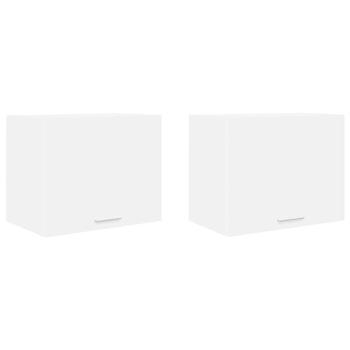 Hängeschrank Riga 2 pcs Weiß 50 x 31 x 40 cm Holzwerkstoff