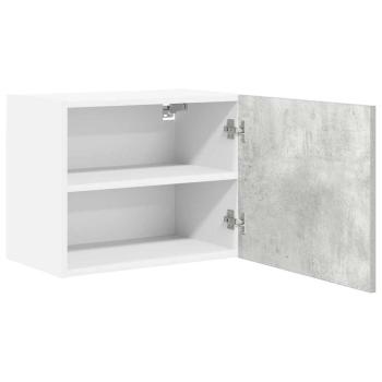 Hängeschrank Riga 2 pcs Betongrau und Weiß 50 x 31 x 40 cm