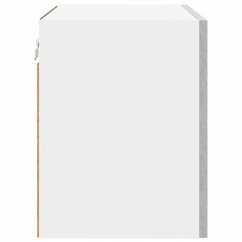 Hängeschrank Riga 2 pcs Betongrau und Weiß 50 x 31 x 40 cm