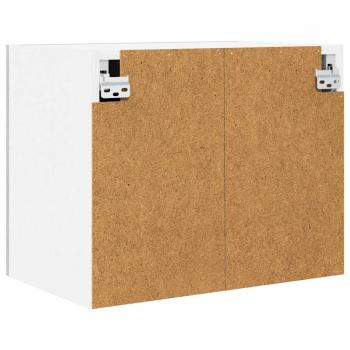ARDEBO.de - Hängeschrank mit Tür Riga Grau Sonoma und Weiß 50 x 31 x 40 cm