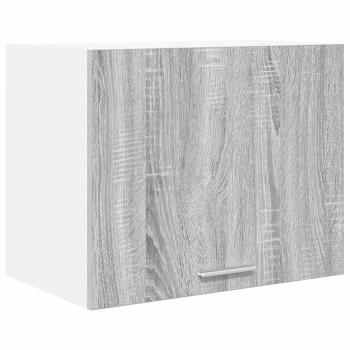 Hängeschrank mit Tür Riga Grau Sonoma und Weiß 50 x 31 x 40 cm