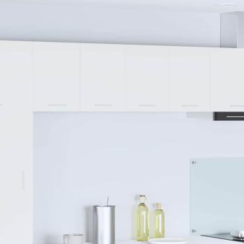 ARDEBO.de - Hängeschrank Riga 2 pcs Weiß 60 x 31 x 40 cm Holzwerkstoff