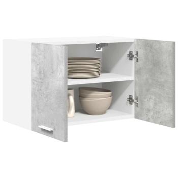Hängeschrank Riga 2 pcs Betongrau und Weiß 60 x 31 x 40 cm