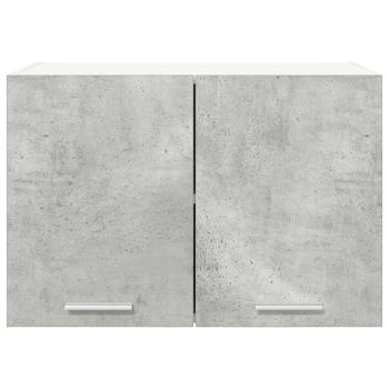 Hängeschrank Riga 2 pcs Betongrau und Weiß 60 x 31 x 40 cm