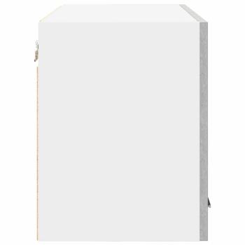 Hängeschrank Riga 2 pcs Betongrau und Weiß 60 x 31 x 40 cm