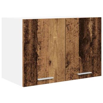 Hängeschrank Riga 2 pcs Altes Holz und Weiß 60 x 31 x 40 cm