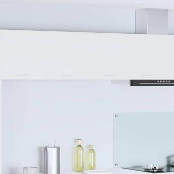 ARDEBO.de - Hängeschrank mit Regal Riga Weiß 80 x 31 x 40 cm Holzwerkstoff