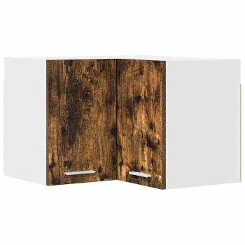 Hängeschrank Riga Geräucherte Eiche und Weiß 57 x 57 x 40 cm