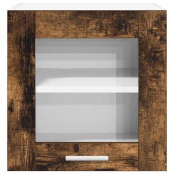 Hängeschrank mit Regal Riga Geräucherte Eiche 40 x 31 x 40 cm