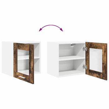 Hängeschrank Riga 2 pcs Geräucherte Eiche 40 x 31 x 40 cm