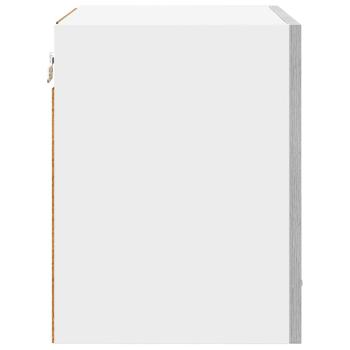 Hängeschrank mit Regal Riga 2 pcs Graues Sonoma 40 x 31 x 40 cm