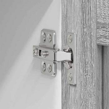 Hängeschrank mit Regal Riga 2 pcs Graues Sonoma 60 x 31 x 40 cm