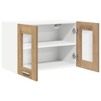 Hängeschrank mit Regal Riga 2 pcs Artisan-Eiche 60 x 31 x 40 cm