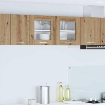 ARDEBO.de - Hängeschrank Riga Artisan-Eiche und Weiß 80 x 31 x 40 cm