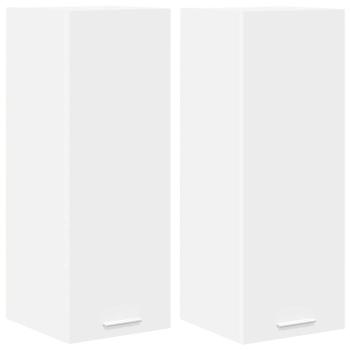 Hängeschrank Riga 2 pcs Weiß 30 x 31 x 80 cm Holzwerkstoff