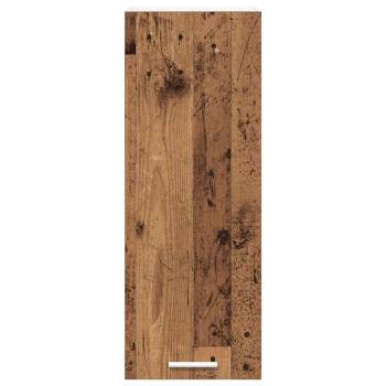 Hängeschrank Riga 2 pcs Altes Holz und Weiß 30 x 31 x 80 cm