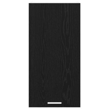 Hängeschrank Riga Schwarze Eiche und Weiß 40 x 31 x 80 cm