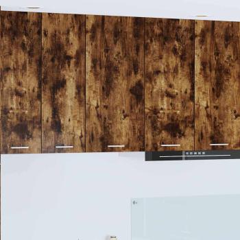 ARDEBO.de - Hängeschrank Riga Geräucherte Eiche und Weiß 40 x 31 x 80 cm