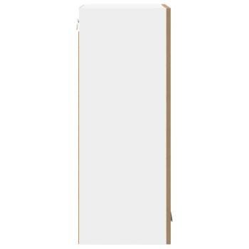 Hängeschrank Riga Artisan-Eiche und Weiß 40 x 31 x 80 cm