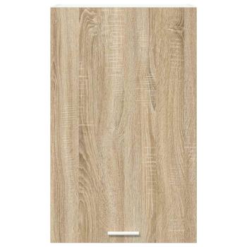 Hängeschrank mit Tür Riga Sonoma-Eiche und Weiß 50 x 31 x 80 cm