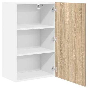 Hängeschrank Sonoma-Eiche und Weiß 50 x 31 x 80 cm