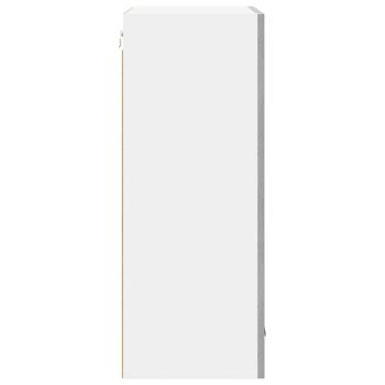 Hängeschrank mit Tür Riga Grau Sonoma und Weiß 50 x 31 x 80 cm