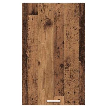 Hängeschrank mit Regal Riga Altes Holz und Weiß 50 x 31 x 80 cm