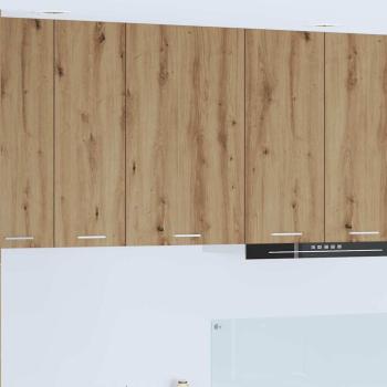 ARDEBO.de - Hängeschrank Riga Artisan-Eiche und Weiß 50 x 31 x 80 cm