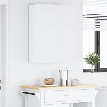 Hängeschrank mit Regal Riga Weiß 60 x 31 x 80 cm Holzwerkstoff