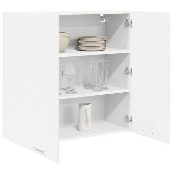 Hängeschrank mit Regal Riga Weiß 80 x 31 x 80 cm Holzwerkstoff