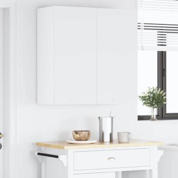 Hängeschrank mit Regal Riga Weiß 80 x 31 x 80 cm Holzwerkstoff