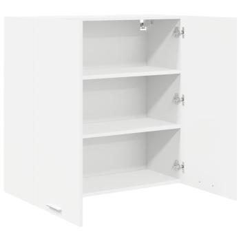 Hängeschrank mit Regal Riga Weiß 80 x 31 x 80 cm Holzwerkstoff
