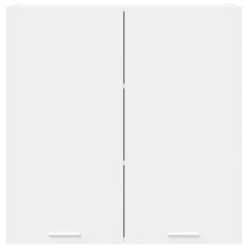 Hängeschrank mit Regal Riga Weiß 80 x 31 x 80 cm Holzwerkstoff